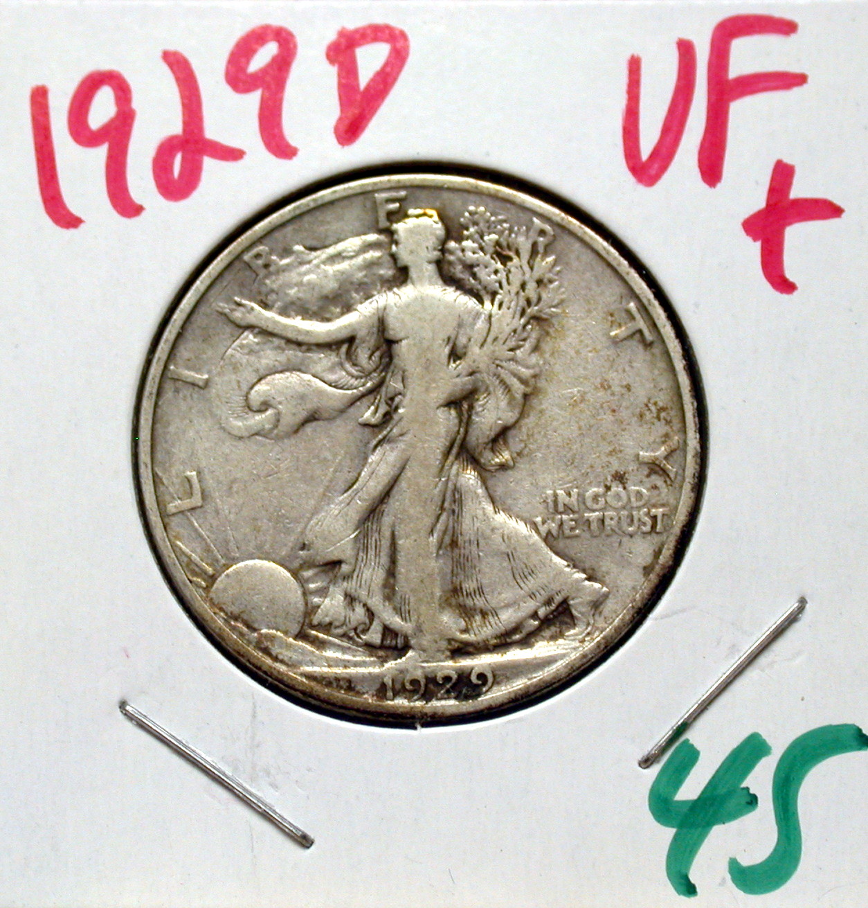1929 D in VF+ - Click Image to Close